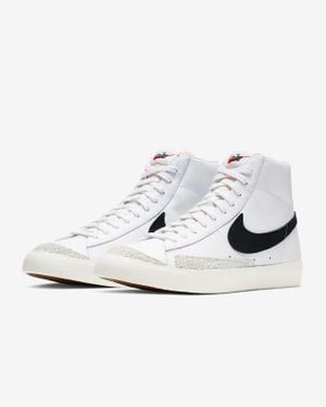 Nike Blazer Mid 77 Vintage Bq6806-100 Lifestyle Shoes Ham442 - White