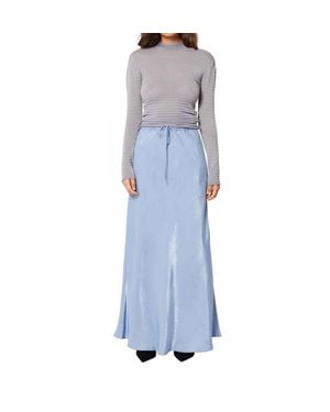 Rolla's Slip Midi Skirt - Blue