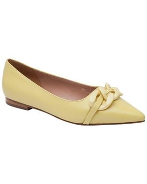 Linea Paolo Nora Leather Flat - White