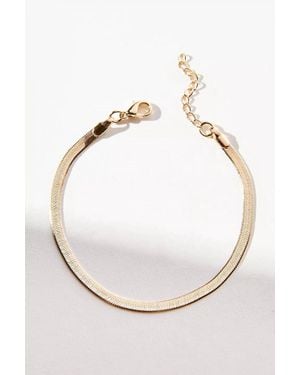 Alexa Leigh Mini Snake Bracelet - White