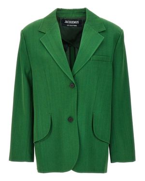 Jacquemus La VesteNeruストレッチウールカットアウトジャケット Jacquemus（ジャックムス）ジャケット・ブルゾン - FARFETCH