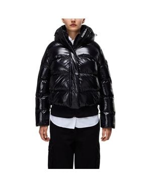 Napapijri Recycled Polyester Full-Length Jacket - Black