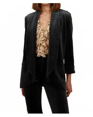 Traffic People Corrie Bratter Boyfriend Jacket - Black