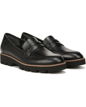 Vionic Cheryl Ii Loafers Leather Round Toe Slip-On Zogg772 - Black