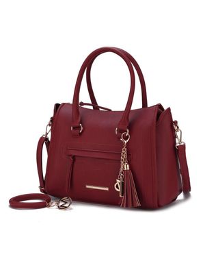 MKF Collection by Mia K Valeria Satchel Handbag - Red