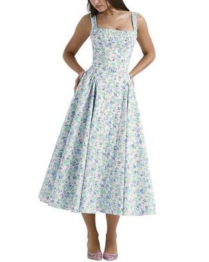 DELI S Midi Dress - Blue