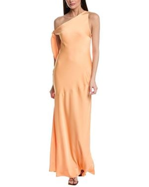 Misha Collection Zhuri Satin Gown - Pink