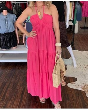 Blanco BY NATURE Carlotta Maxi Dress - Pink