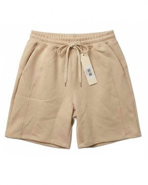 Yelete Scuba Short With Pockets - Natural