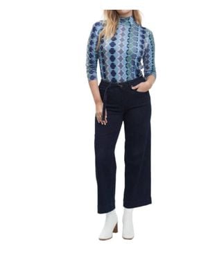 Fdj Olivia Cropped Jeans - Blue