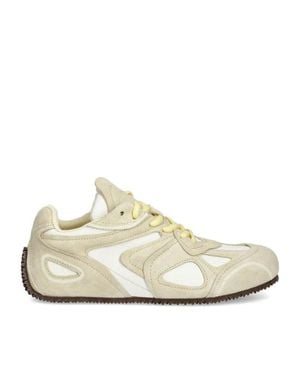 Axel Arigato Slow Runner Sporty Suede Sneakers - Natural