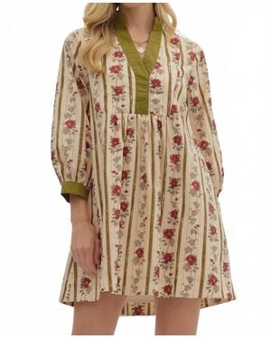 Thml Autumn Brunch Dress - Brown