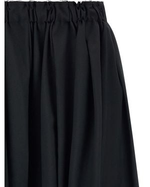Comme des Garçons Wool Bermuda Shorts - Black