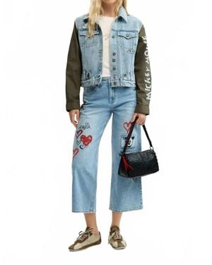 Desigual Parka Style Jacket - Blue