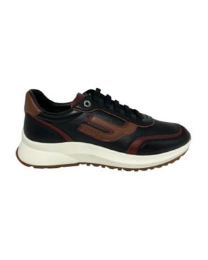 Bally Demmy 6301864 /Heritage/Cuero Leather Sneakers - Black