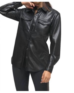 GOOD AMERICAN Utility Shirt - Black
