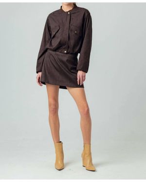 Sundays Suede Lyra Jacket - Black