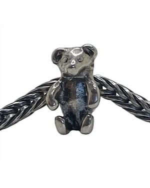 Trollbeads Teddy Bear Bead - Gray