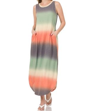 Zenana Maxi Dress - Gray