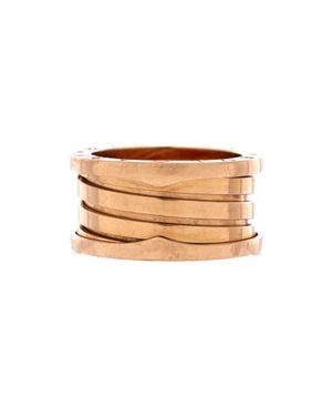 BVLGARI B. Zero1 Three Band Ring 18K Rose - Natural