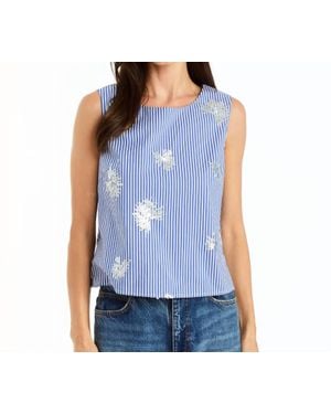 Drew Mandi Sleeveless Top - Blue