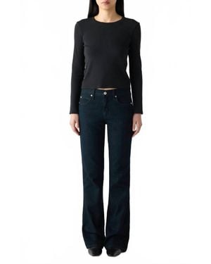 AMO Marcenia Boot Cut Denim Jean - Black