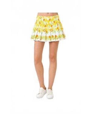 Lilly Pulitzer Upf 50+ Luxletic Annora Skort - Yellow