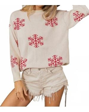 Bibi Snowy Sweater - Natural