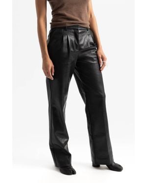 THE GARMENT Brooklyn Pleat Pants - Black