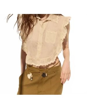 DELUC Insua Sleeveless Shirt - Brown
