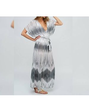 Pia Rossini Corsica Maxi Dress - Gray