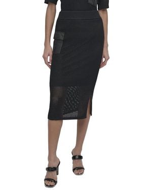 DKNY Sweater Skirt - Black
