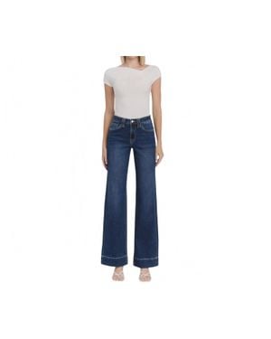 LOVERVET High Rise Trouser Jeans - Blue