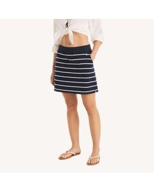 Nautica Striped Pull-On Skort - Blue