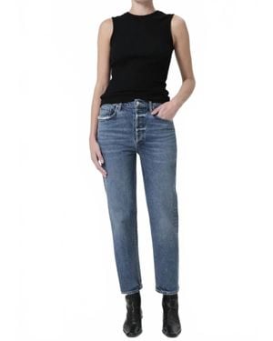 Agolde Riley Crop Pants - Blue