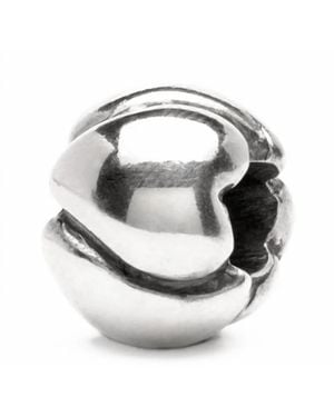 Trollbeads Hearts Small Beads - Metallic