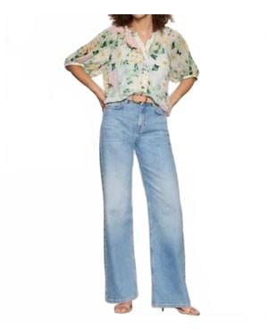 Sanctuary Favorite Girl Button Blouse - Blue