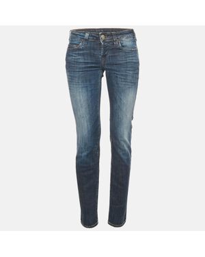 TRUE RELIGION Faded Denim Shannon Jeans M Waist - Blue