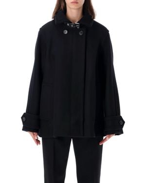 Lanvin Short Wool Coat - Black