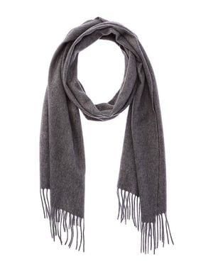 Phenix Woven Cashmere Solid Scarf - Blue