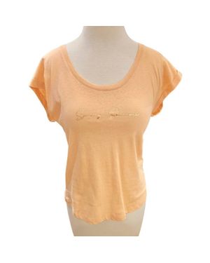 EsQualo Spring Shimmer T-Shirt - Natural