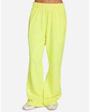 Michael Lauren Mabel Wide Leg Pants - Yellow