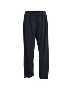 Mansur Gavriel Drawstring Straight Leg Pants - Blue