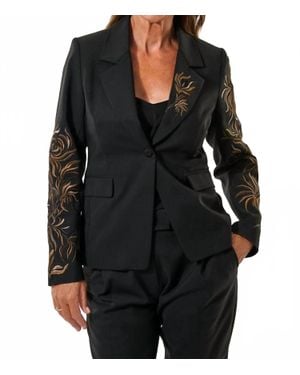 Dea Kudibal Ena Embroidered Blazer - Black