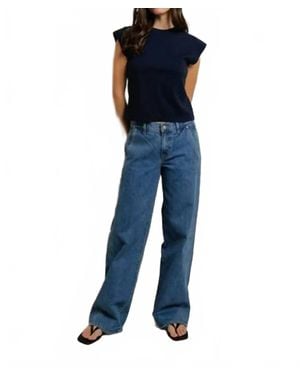 PERFECTWHITETEE Porter Top - Blue