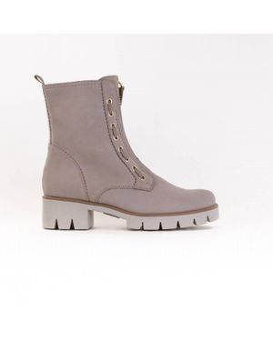 Gabor Leather Boot - Gray