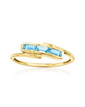 Canaria Fine Jewelry Canaria Swiss Topaz Ring - Metallic