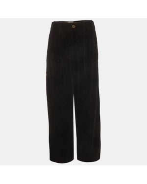 Sandro Gabardine Straight Leg Formal Pants - Black