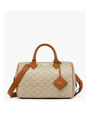 MCM Ella Boston Bag - Brown