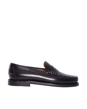 Sebago Classic Dan Penny Leather Loafers - Black